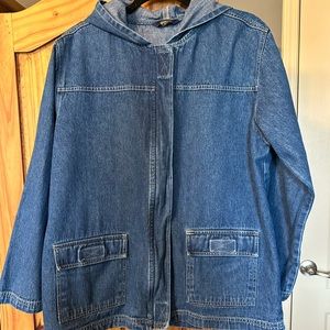 Hooded Denim jacket